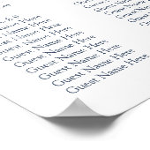 Rustiek groen Eucalyptus zomerhuwelijk. Poster (Hoek)