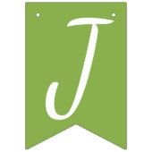 Rustiek groen | Huwelijkswijnstok net getrouwd Vlaggetjes (Derde vlag)