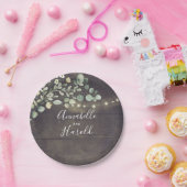 Rustiek groen Plattelandsfeest Papieren Bordje (Feest)