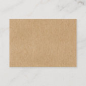 Rustiek groen Waterverf luier Raffle Shower Informatiekaartje (Achterkant)