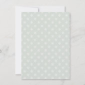 Rustiek groen Winter Waterverf Vrijgezellenfeest Kaart (Achterkant)