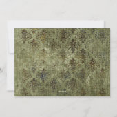  rustiek Halloween Woodland Feestdagenkaart (Achterkant)