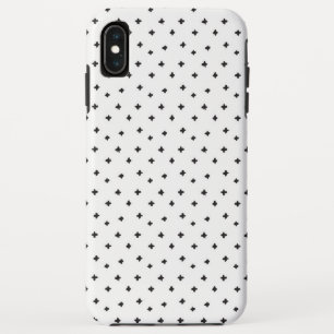 Rustiek handgetekende zwart-witte Zwitserse Cross Case-Mate iPhone Case