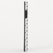 Rustiek handgetekende zwart-witte Zwitserse Cross Case-Mate iPhone Case (Achterkant/rechts)