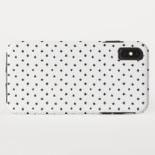 Rustiek handgetekende zwart-witte Zwitserse Cross Case-Mate iPhone Case (Achterkant (horizontaal))