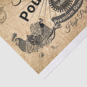 Rustiek Happy Hen Decoupage / Tissue Paper Tissuepapier (Detail)