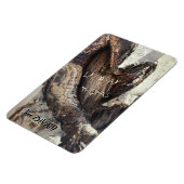 Rustiek Hart in Berken Schors Gesneden Namen Natuu Magneet (Linkerzijde)