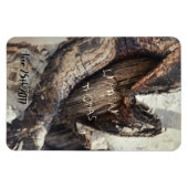 Rustiek Hart in Berken Schors Gesneden Namen Natuu Magneet (Horizontaal)