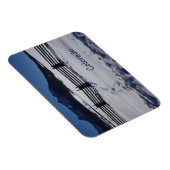 Rustiek hek besneeuwd San Juans Dallas Divide Magneet (Rechterzijde)