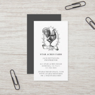 Rustiek  Hen Boerderij Visitekaartje