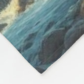 Rustiek, Herfst berg huisje & rivier Fleece Deken (Hoek)