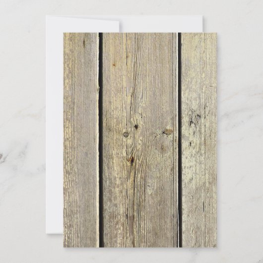 Rustiek herfst bloemenrepetitie diner kaart (Achterkant)