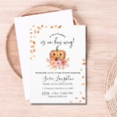 Rustiek herfst pompoen herfst Baby shower Kaart