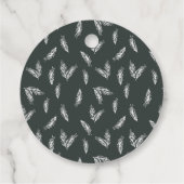 Rustiek herfstbos | Bruiloft dank u Bedankjes Labels (Achterkant)