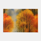 Rustiek Herfstbos - Herfst Waterverf Deurmat (Voorkant)