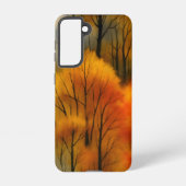 Rustiek Herfstbos - Herfst Waterverf Samsung Galaxy Hoesje (Achterkant)