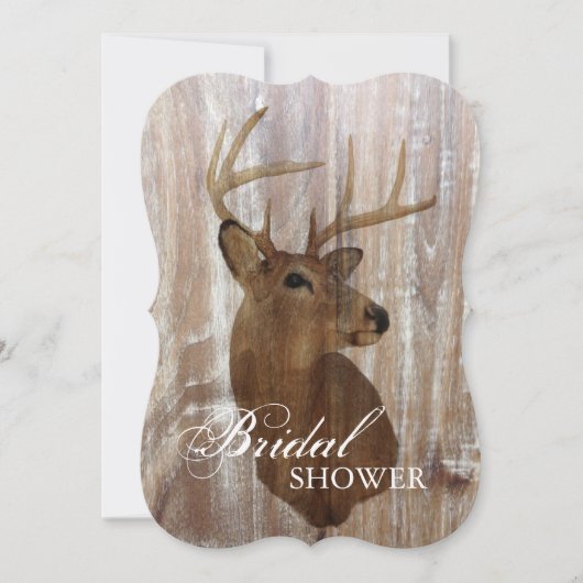 Rustiek hert De jacht is over vrijgezellenfeest Kaart (Voorkant)