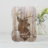 Rustiek hert De jacht is over vrijgezellenfeest Kaart (Staand voorkant)