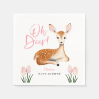 Rustiek Herten Woodland thema Baby shower