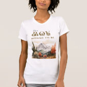 Rustiek Het is een Boy Mountain Beer Baby shower M T-shirt (Voorkant)