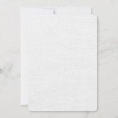 Rustiek Het is Twins burlap olifant baby shower Kaart (Achterkant)