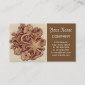 Rustiek hoefijzer Cowboy western land Bloemen Visitekaartje (Voorkant)