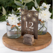 Rustiek hout 50e bruiloft Jubileum Kaart