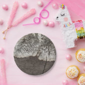 Rustiek Hout Berkenbast Land Papieren Bordje (Feest)