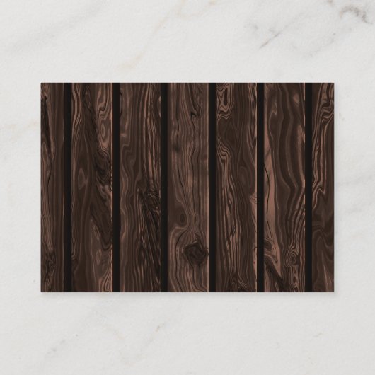 Rustiek hout blauw geruite hertenluier raffel tick informatiekaartje (Achterkant)