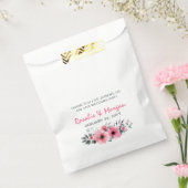 Rustiek Hout Bloemen Rozen Land Bruiloft Dank u Bedankzakje (Gezegeld)
