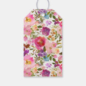 Rustiek Hout Bloemen Vrijgezellenfeest Favor Cadea Cadeaulabel (Achterkant)