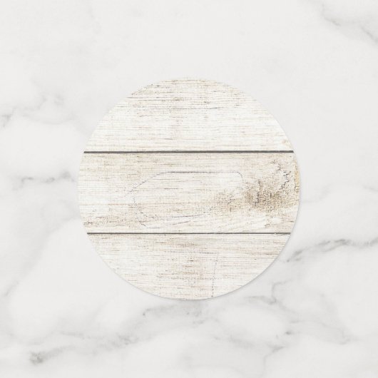 Rustiek Hout Boho Bloemen Zoet 16 Verjaardag Confetti (Kleine voorkant)