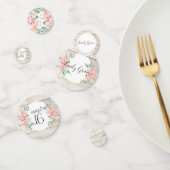 Rustiek Hout Boho Bloemen Zoet 16 Verjaardag Confetti (Groep)