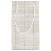 Rustiek hout Boho pijlen & blauwe bloemenbruiloft Klein Cadeauzakje (Achterkant)