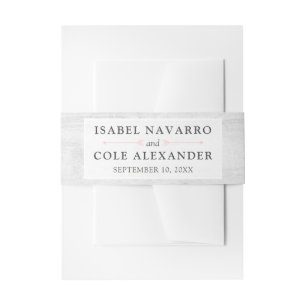 Rustiek hout & Boho pijlen Paar Namen Bruiloft Uitnodigingen Wikkel