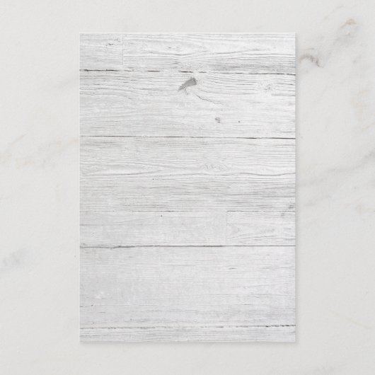 Rustiek hout & Botanisch blad Details / Routebesch Informatiekaartje (Achterkant)