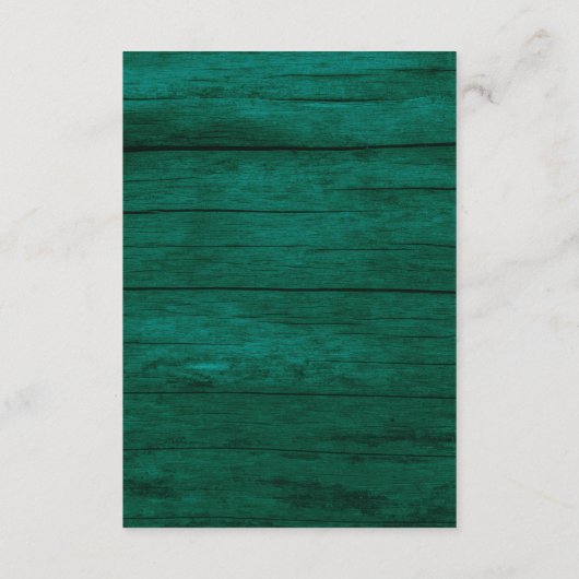 Rustiek Hout Bruiloft Details Website Informatiekaartje (Achterkant)