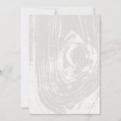 Rustiek hout bruiloft repetitie diner BBQ Party Kaart (Achterkant)