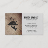 Rustiek hout | Catering | Persoonlijk directeur Visitekaartje (Voorkant)