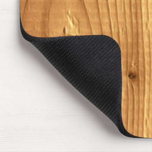 Rustiek hout charmant en geweldig fab muismat (Hoek)