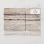 rustiek hout | Deer Save the Date Briefkaart (Achterkant)