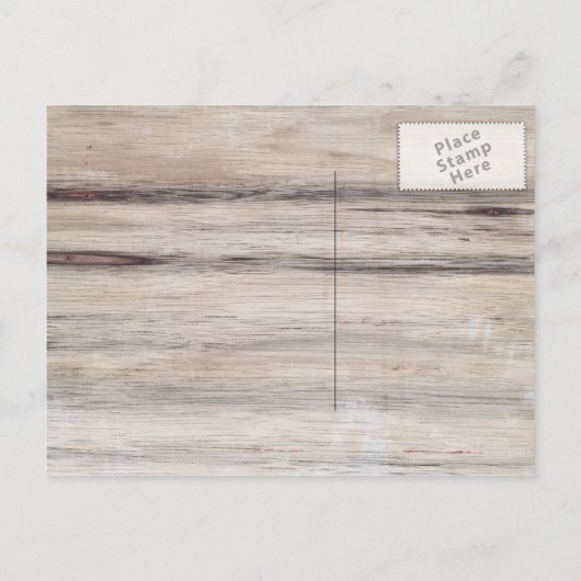 rustiek hout | Deer Save the Date Briefkaart (Achterkant)