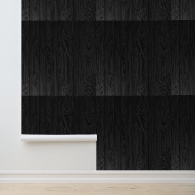 Rustiek hout donkerbruin strand huis huisje elegan behang (Applicatie)