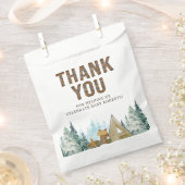 Rustiek hout een beetje camper Baby shower Bedankzakje (Geknipt)