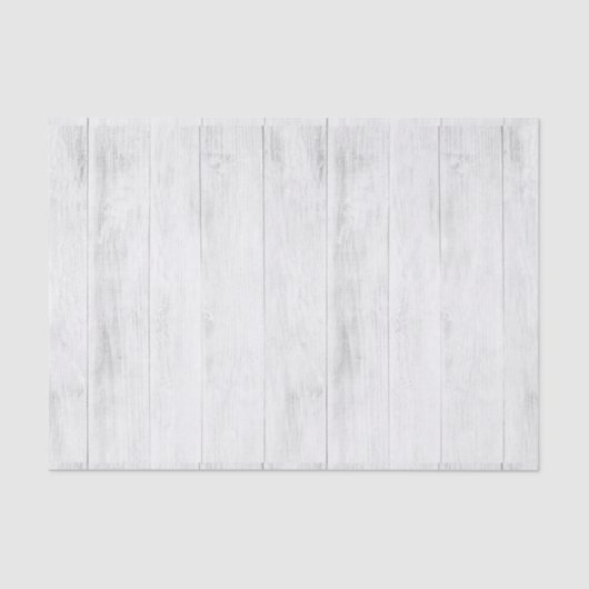 Rustiek Hout Elegant Shabby Chique Boerderij Stijl Tissuepapier (Voorkant)