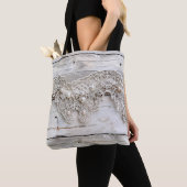 Rustiek hout en Antiek kant Tote Bag (Dichtbij)