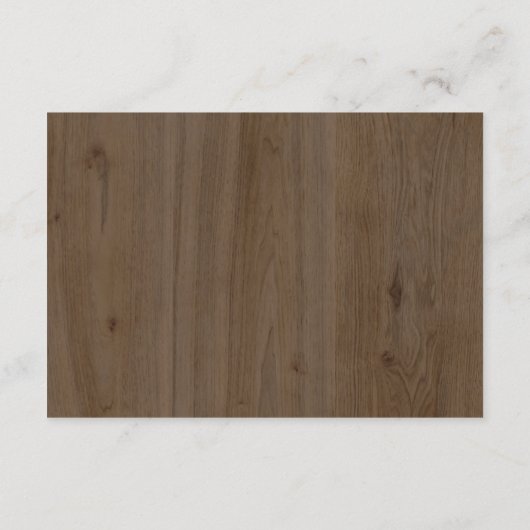 Rustiek Hout en Kant Details Kaarten (Achterkant)