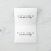 Rustiek hout en kant land bruiloft bedankkaart (Binnen)