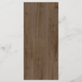 Rustiek Hout en Kant Menu (Achterkant)