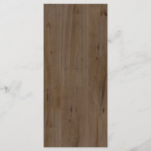 Rustiek Hout en Kant Menu (Achterkant)